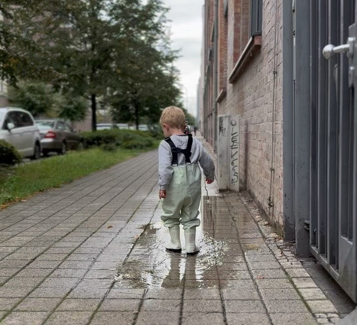 Kinder Regenhose / Matschhose Grün